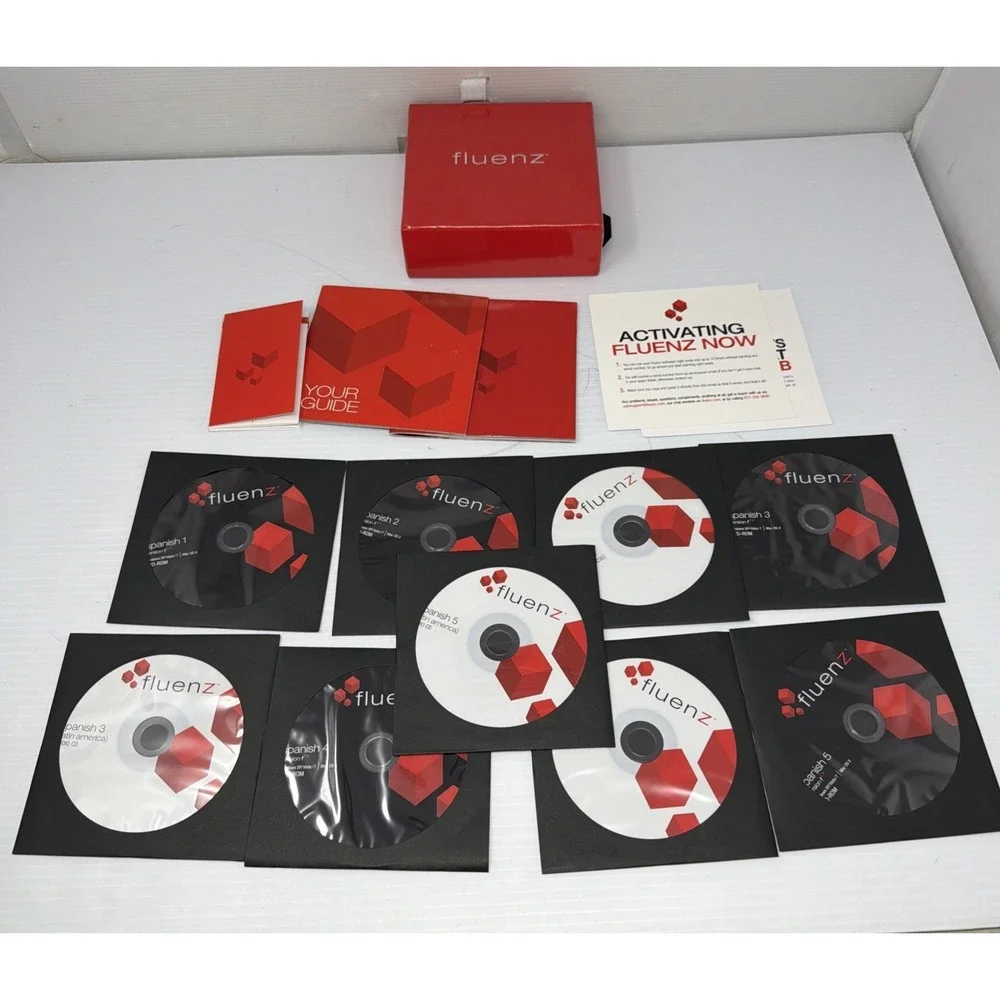 Fluenz Learn‎ Spanish — A Spanish Learning Kit 9 Discs Included